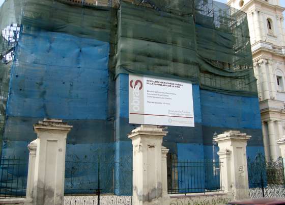 La Provincia refacciona la iglesia de La Viña