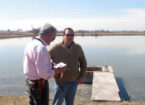 Inspeccionan el consorcio hídrico San Ramón-Las Pircas
