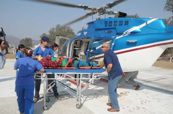 Trasladan a dos montañistas accidentadas en Cafayate