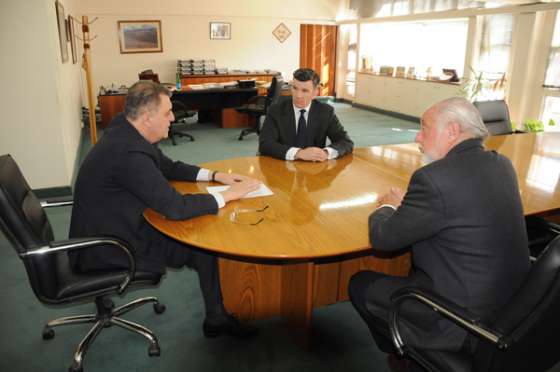 El ministro Loutaif recibió a funcionario de la embajada de Estados Unidos