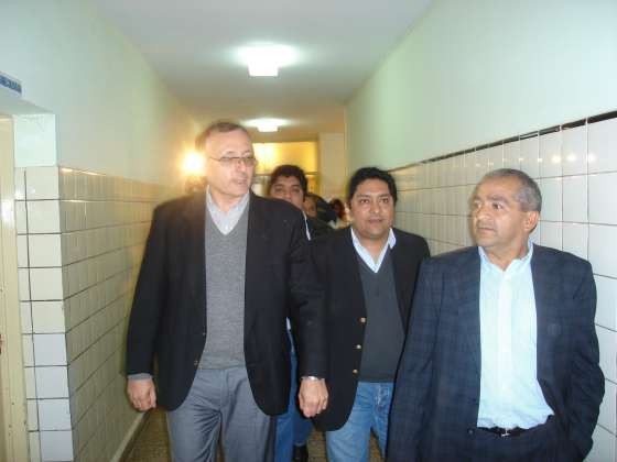 El ministro de Salud visitó el Hospital de Joaquín V. González