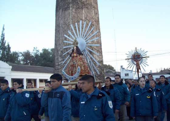 Entronizaron las imágenes del Milagro en el Servicio Penitenciario de Salta