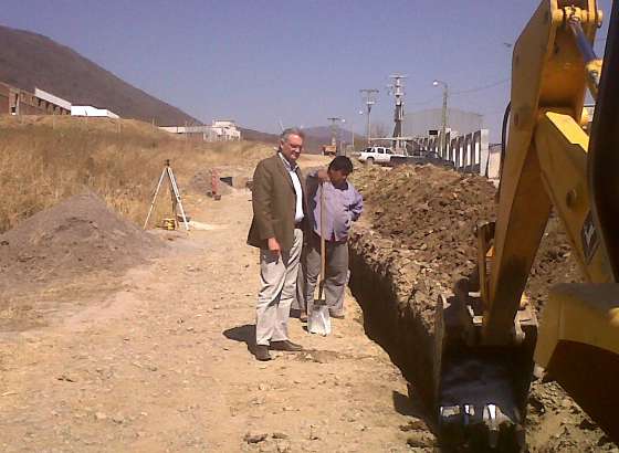 Iniciaron las obras de cloacas en el Parque Industrial de Salta
