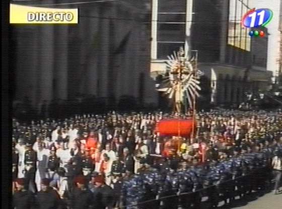 Salta y el país siguieron la procesión por TV