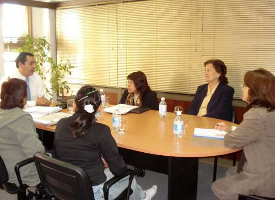 Reunión de Ministerio de Gobierno con la Federación de Bibliotecas Populares