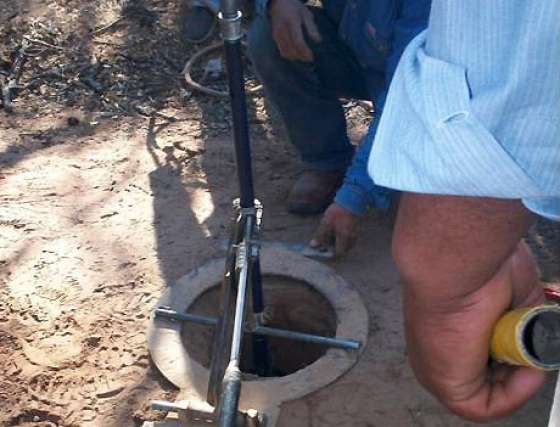 Se hizo un taller de perforación de pozos someros en Rivadavia