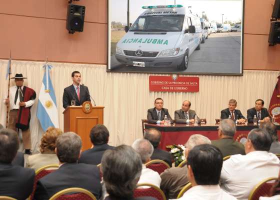 Municipios del interior recibieron nuevas ambulancias