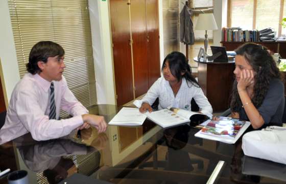 Funcionarios provinciales recibieron a estudiantes del programa “Socios por un día”