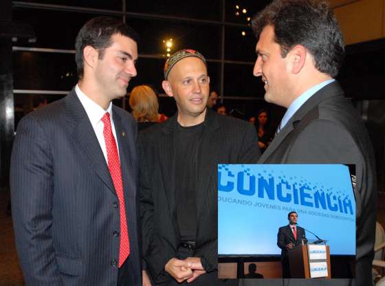 El Gobernador participó en una cena solidaria de la Fundación Conciencia 