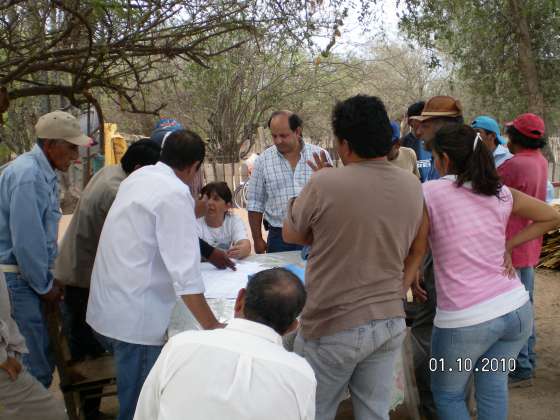 Se trabaja en la regularización de tierras fiscales de Rivadavia Banda Norte