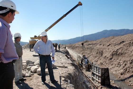 Avanza la construcción de la colectora máxima y planta depuradora zona norte capitalina