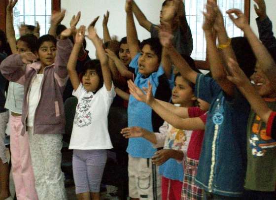 Se conformó un coro de niños y jóvenes en barrio Solidaridad