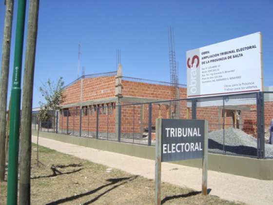 Un avance del 30% registra la ampliación del Tribunal Electoral