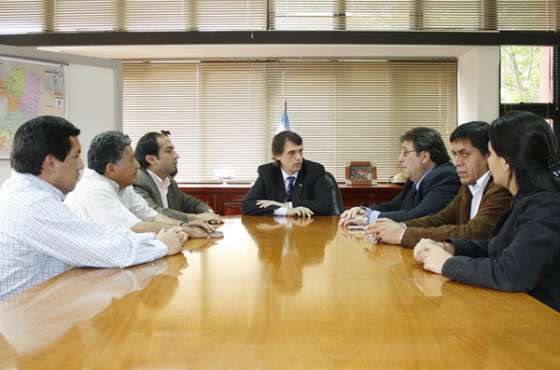 Kosiner recibió a autoridades del partido Memoria y Movilización Social