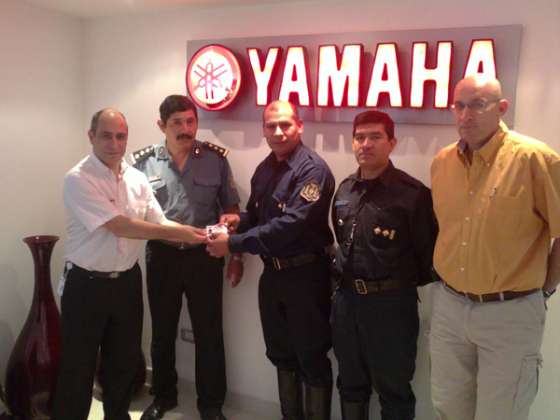 Destacada participación de la Policía en curso de manejo de motocicletas