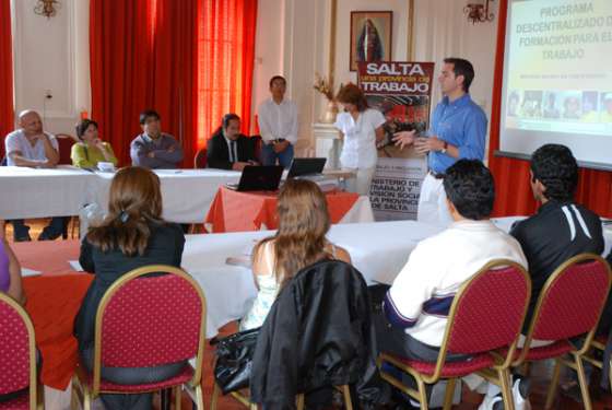 Capacitaron sobre el Programa Descentralizado de Formación para el Trabajo