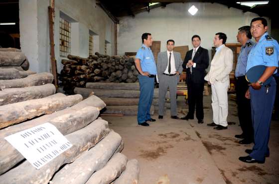 Se puso en marcha del convenio para el aprovechamiento de madera incautada