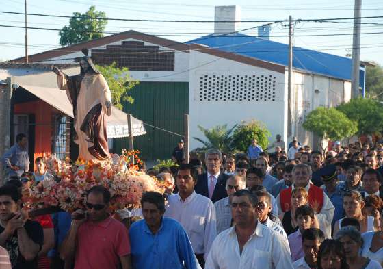 Zottos encabezó el festejo patronal de El Quebrachal 