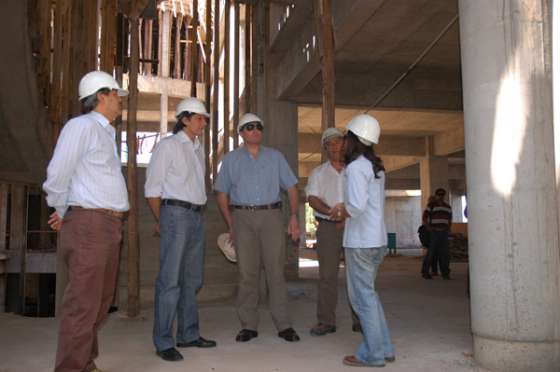 El ministro Parodi y su equipo técnico supervisaron obras en el sur de la provincia