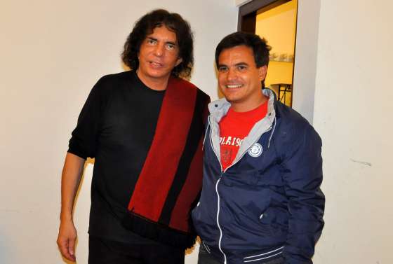 El ministro Posadas recibió al conductor y músico Alejandro Dolina