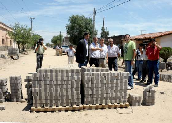 Parodi supervisó obras que se ejecutan en General Güemes 