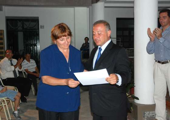 Fortuny entregó certificados de capacitación en el colegio San José