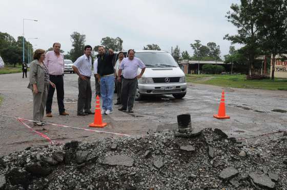 El Gobernador recorrió diversas obras que se ejecutan en Rosario de la Frontera