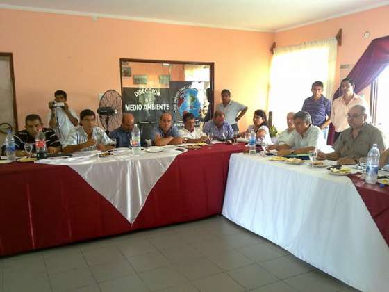 Reunión de gabinete en Colonia Santa Rosa