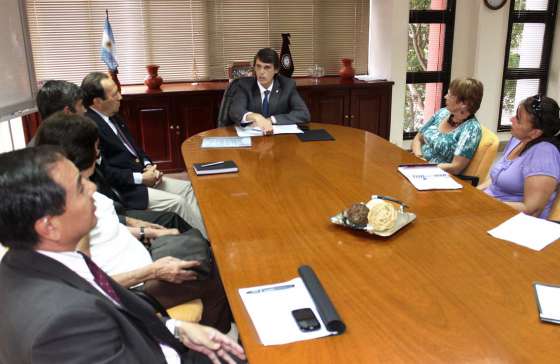 Kosiner recibió a los representantes de la junta vecinal de San Lorenzo