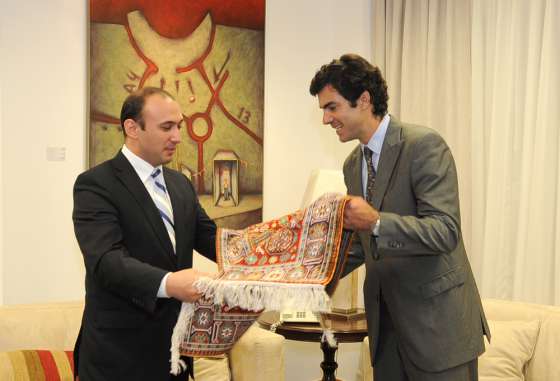 Urtubey recibió al embajador de Azerbaiyán en la Argentina