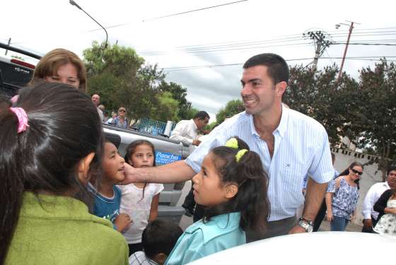 El Gobernador recorrió las obras que se ejecutan en La Merced