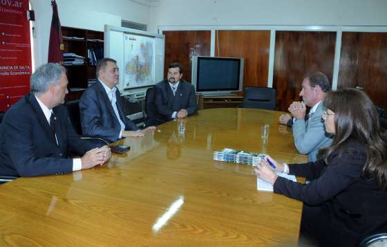 Loutaif recibió a las nuevas autoridades de la Cámara de Comercio