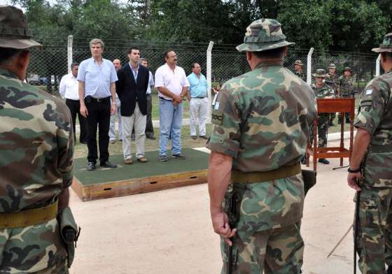 Se inauguró el cerco perimetral del Regimiento de Infantería de Monte 28, en Tartagal