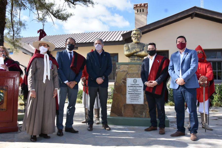 Fue en el marco de las acciones que se llevan adelante en conmemoración del bicentenario del paso a la inmortalidad del héroe nacional y los festejos por el centenario de la localidad.