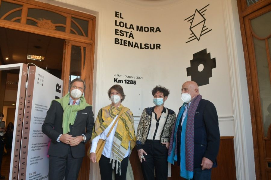 Noticia Inauguran la Muestra Bienalsur en el Bellas Artes de