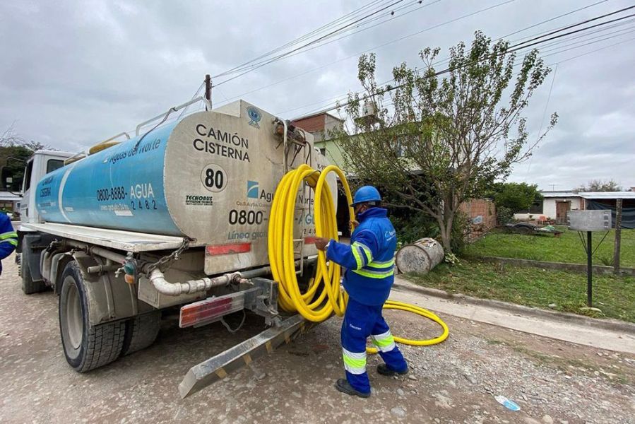 Noticia: Aguas del Norte dispuso un plan de contingencia ante la crisis  hídrica por la ola de calor