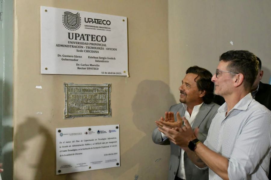 Noticia: Upateco: Sáenz inauguró un nuevo espacio de capacitación  tecnológica en Chicoana