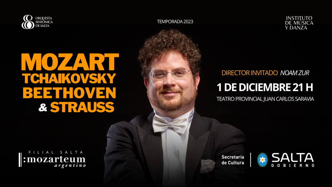Konzert des Salta Symphony Orchestra unter der Leitung von Noam Zur