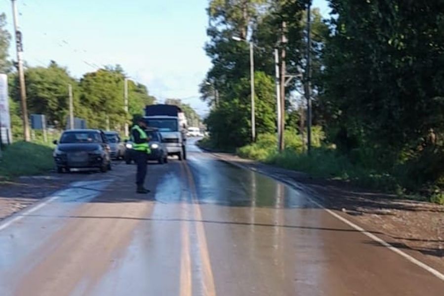 Seguridad realiza diversas tareas de asistencia y relevamiento por el temporal en Salta