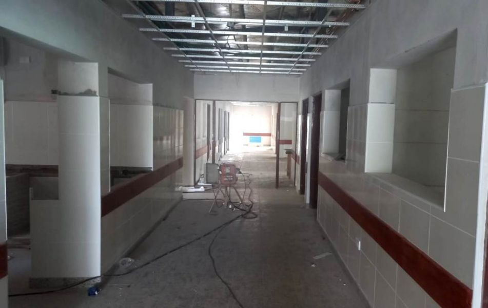 Continúan las obras para optimizar el hospital Juan Domingo Perón de Tartagal
