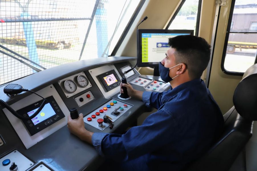 Con el recorrido Salta – Quijano el tren urbano realizó su primer viaje de prueba.