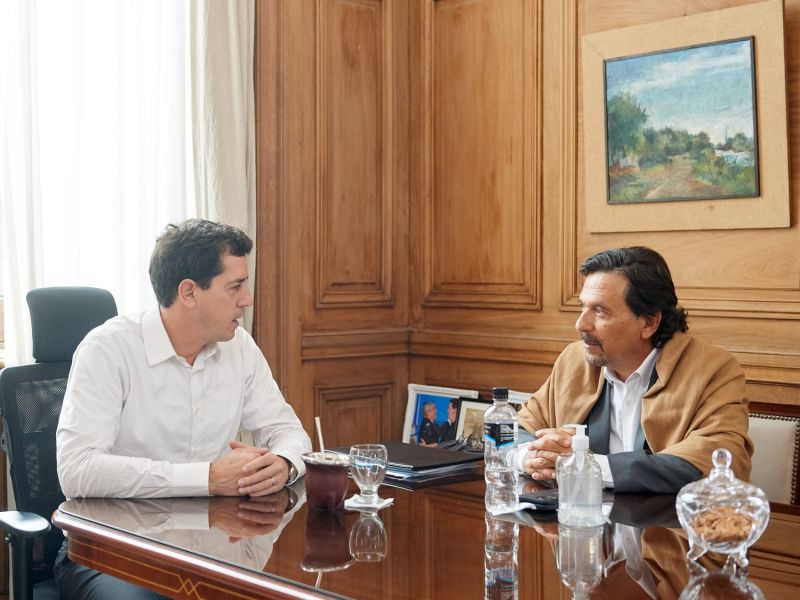 El gobernador Sáenz se reunió con el Jefe de Gabinete y el Ministro del Interior de Nación.