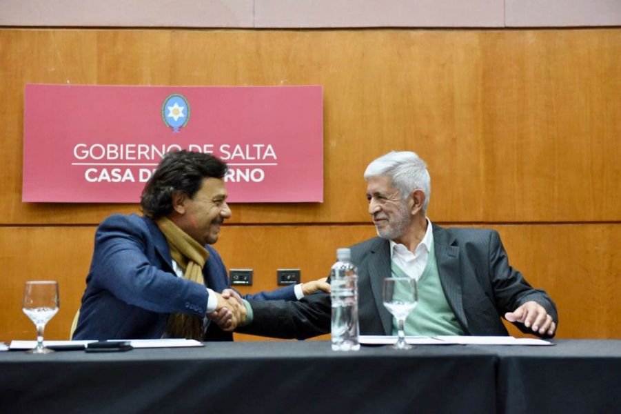 Sáenz firmó un convenio con el Banco Nación para la ampliación de una línea de crédito para MiPyMEs por $1000 millones