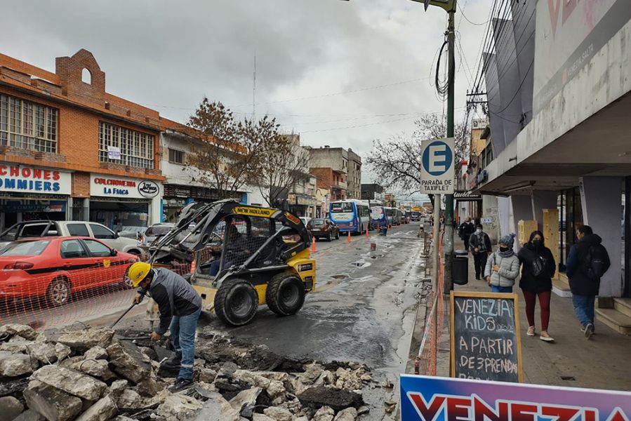Cambios de recorrido en colectivos por obras en avenida San Martín
