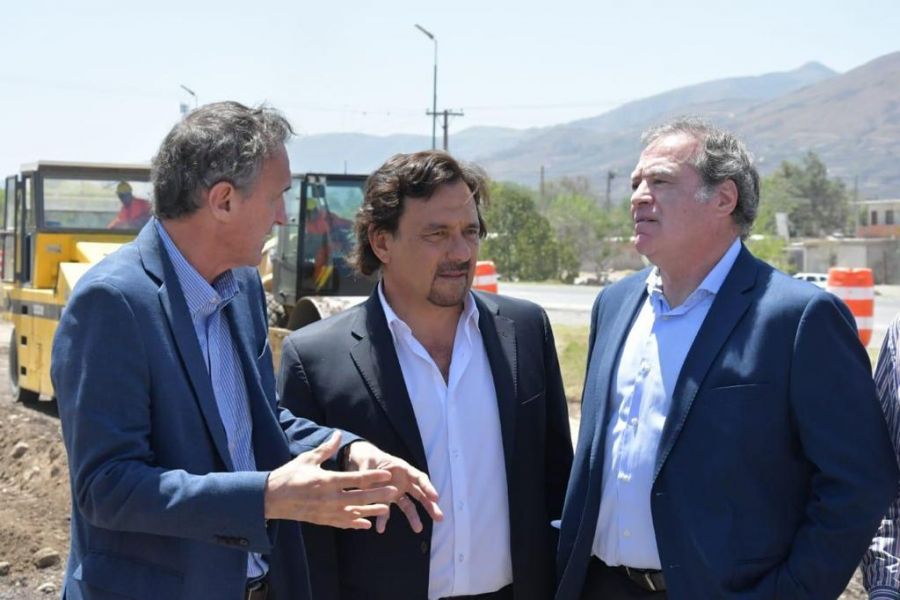 El gobernador Sáenz y el ministro Katopodis recorrieron tres importantes obras en Capital
