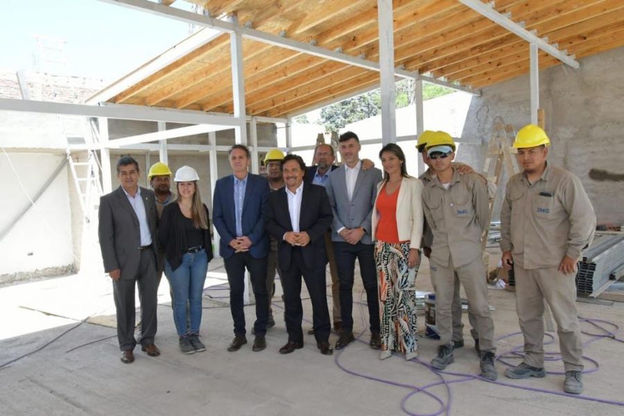 El gobernador Sáenz y el ministro Katopodis recorrieron tres importantes obras en Capital