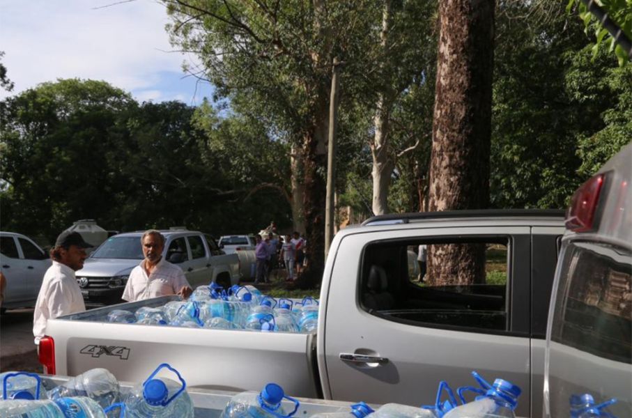 Crisis hídrica: “El departamento San Martín hoy sufre por décadas de desinversión y falta de obras”, dijo Sáenz