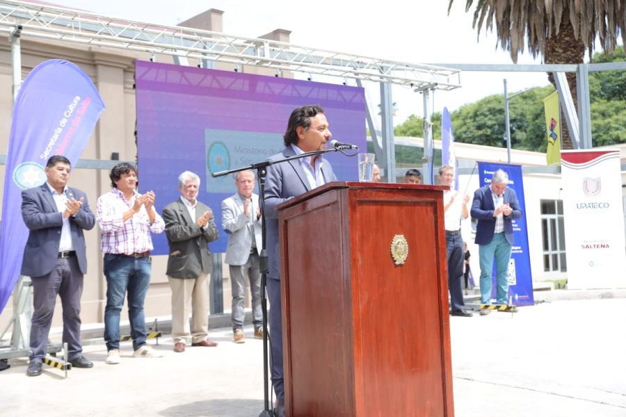 Sáenz durante el lanzamiento de la oferta académica 2023.