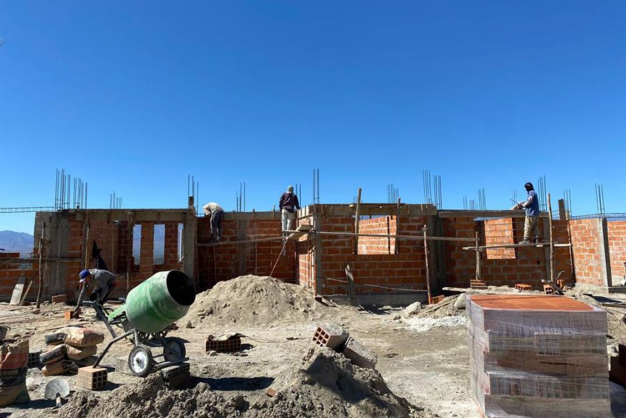 El IPV construye nuevas viviendas en el barrio cafayateño Finca El Socorro II