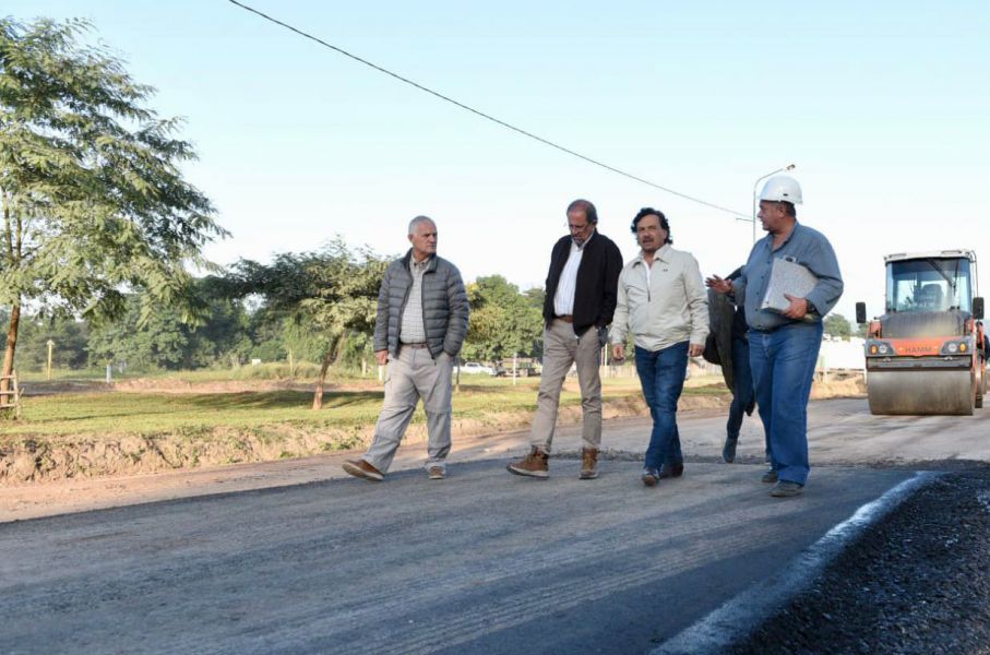 La pavimentación de la ruta nacional 86 generará igualdad: Sáenz supervisó la obra que se ejecuta con fondos provinciales